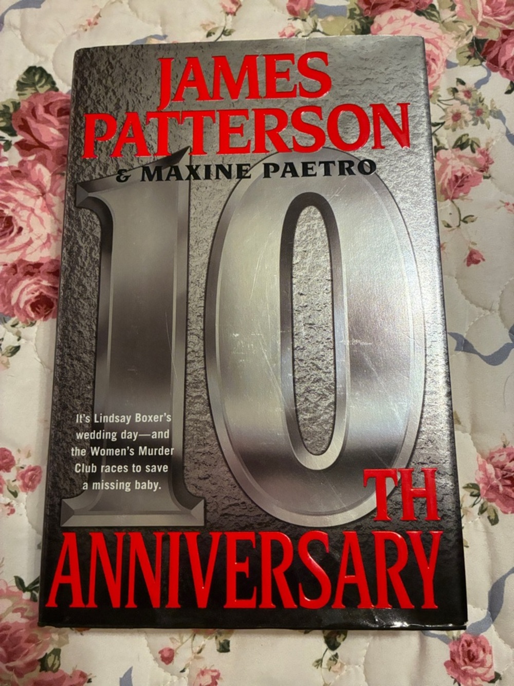 Paperback '10th Anniversary' Novel - Silver & Red